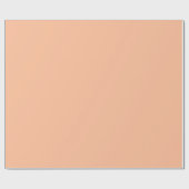 ピーチファズ無地のカラー ラッピングペーパー (フラット)