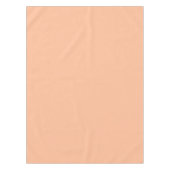 ピーチファズ無地の テーブルクロス (正面)