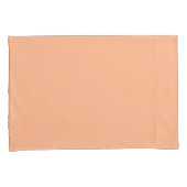 ピーチファズ無地の 枕カバー (正面右)