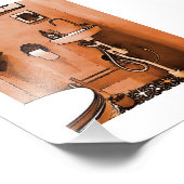 ピーチファンキーバスルーム フォトプリント            (角)