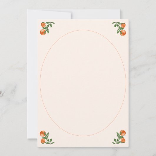 ピーチファースト誕生日かわいい水色 招待状 (裏面)