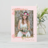 ピーチフォト卒業サンキューカード 招待状 (スタンド正面)