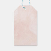 ピーチフクロウありがとうメッセージカード ギフトタグ (裏面)