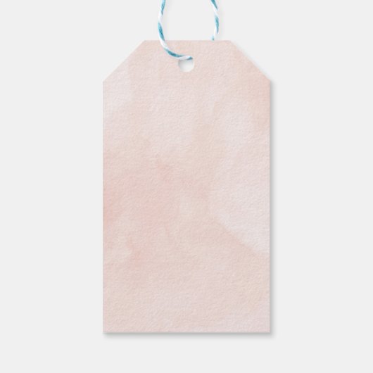 ピーチフクロウありがとうメッセージカード ギフトタグ (裏面)