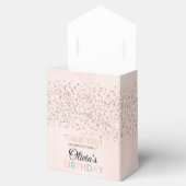 ピーチフクロウフェイクグリッターパーティーお願いボックス フェイバーボックス (オープン)