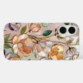 ピーチフラワーステンドグラススマホケース 野の花 Case-Mate iPhoneケース (裏面 (横))