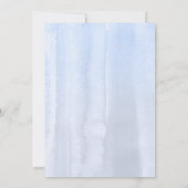 ピーチフラワーズダスティブルーリハモダンーサルディナー 招待状 (裏面)