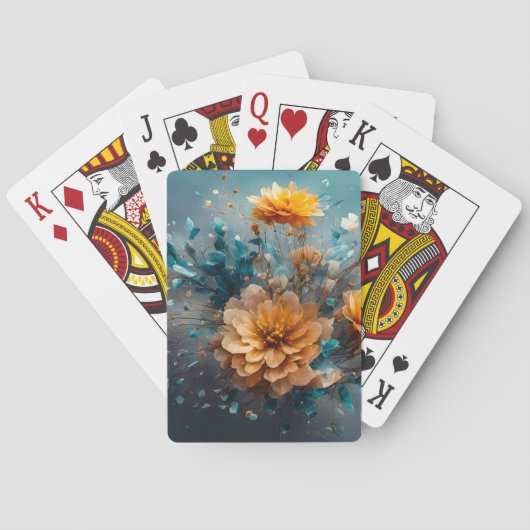 ピーチフラワーバースト トランプ (裏面)