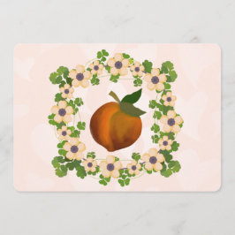 ピーチフルーツアートデザイン