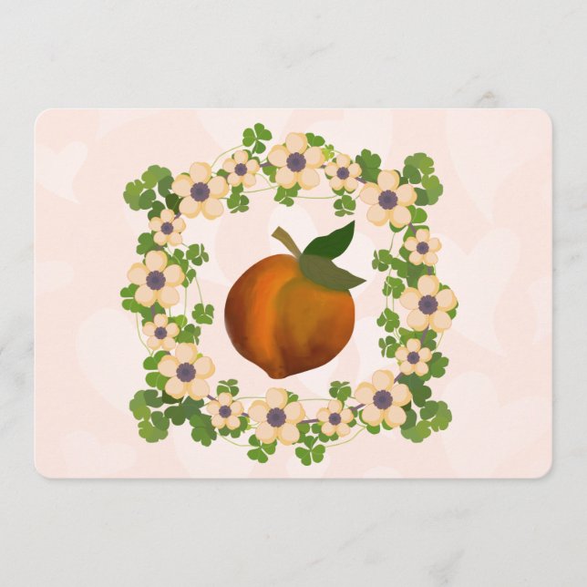 ピーチフルーツアートデザイン (正面)