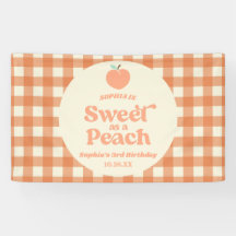 ピーチフルーツピンクオレンジの誕生日パーティーとして甘い