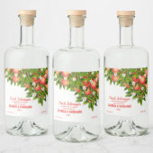 ピーチフルーツフローラ リキュールボトルラベル (ボトル)