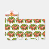 ピーチフルーツフローラ |赤ちゃんシャワー フェイバーボックス (折り畳みなし)