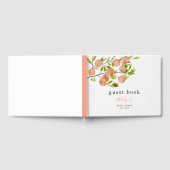 ピーチフルーツブライダルシャワー ゲストブック (全面)
