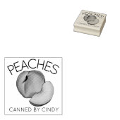 ピーチフルーツホームキャニングピーチ缶詰バイ ラバースタンプ (押印)