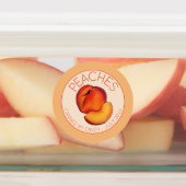 ピーチフルーツホームキャニングピーチ缶詰バイ ラベル (貼付)