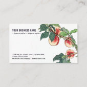 ピーチフルーツヴィンテージオールド 名刺 (裏面)