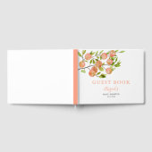 ピーチフルーツ赤ちゃんシャワー ゲストブック (全面)