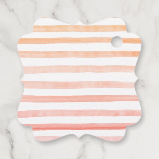 ピーチフルーツ赤ちゃんシャワー フェイバータグ (裏面)