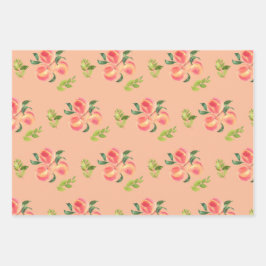 ピーチフルーツ ラッピングペーパーシート
