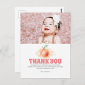 ピーチフルーツSweet Thank You Photo ポストカード (正面/裏面)