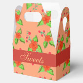 ピーチフローズン結婚式の引き出物 フェイバーボックス (オープン)