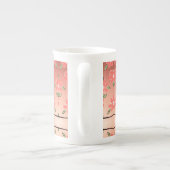 ピーチフローズ中国コーヒーマグ ボーンチャイナマグカップ (裏面)