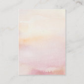 ピーチフローラおむつラッフルチケット エンクロージャーカード (裏面)