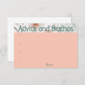 ピーチフローラアドバイスカード エンクロージャーカード (正面/裏面)