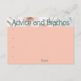 ピーチフローラアドバイスカード エンクロージャーカード