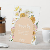 ピーチフローラアーチミモサバーサイン 台座サイン (インサイチュ)