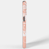 ピーチフローラダマスク選択カラー Case-Mate iPhoneケース (裏面 / 右)