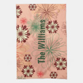 ピーチフローラパーソナルディスプレイ キッチンタオル (縦)