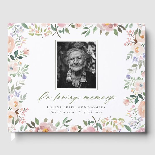 ピーチフローラフォトメモリアルゲストブック ゲストブック (正面)