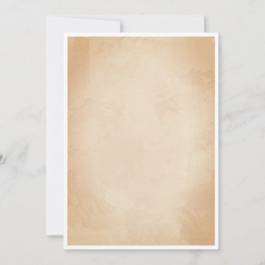 ピーチフローラフォト誕生日バッシュパーティー招待状 招待状 (裏面)