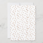 ピーチフローラブライダルシャワーサンキューカード 招待状 (裏面)