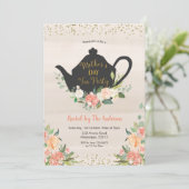 ピーチフローラマザーズデイティー招待状 招待状 (スタンド正面)