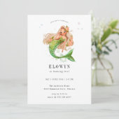 ピーチフローラマーメイドバースデーパーティー 招待状 (スタンド正面)