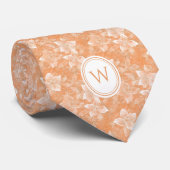ピーチフローラモノグラム ネクタイ (ロール)
