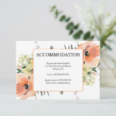 ピーチフローラ収容エンクロージャカード 出欠カード (スタンド正面)