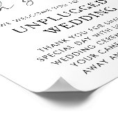 ピーチフローラ結婚の開栓サイン ポスター (角)