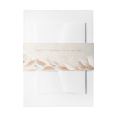 ピーチフローラ結婚式招待状 招待状ベリーバンド (正面例)