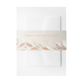 ピーチフローラ結婚式招待状 招待状ベリーバンド