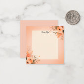 ピーチフローラ ノートカード (正面/裏面インサイチュ)