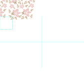 ピーチフローラ ファブリック (タイル)