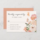 ピーチフローラ 出欠カード (正面/裏面)