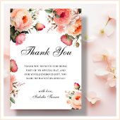 ピーチフローラ |誕生日サンキューカード サンキューカード