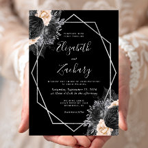 ピーチブラックフローラシルバーフレ結婚ーム