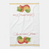 ピーチブリス茶タオル キッチンタオル (縦)