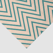 ピーチブルーシェブロンストライプ 薄葉紙 (詳細)